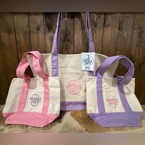 Traders Joe's Canvas Tote Bags (3)